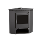 Poêle à bois de coin en acier, bûcher inférieur - FlameShift Poêle à bois de coin en acier, bûcher inférieur - FlameShift