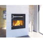 Insert à bois en acier avec four supérieur - Toscane