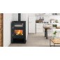 Poêle à bois en acier, double combustion, Four supérieur de face en inox, bûcher inférieur - Warmilo Poêle à bois en acier, double combustion, Four supérieur de face en inox, bûcher inférieur - Warmilo