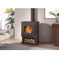 Poêle à bois en acier, porte en fonte, four supérieur, bûcher inférieur - HeavyFlame Poêle à bois en acier, porte en fonte, four supérieur, bûcher inférieur - HeavyFlame