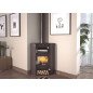 Poêle à bois de coin en acier, four supérieur de face, bûcher inférieur - DualFlame Poêle à bois de coin en acier, four supérieur de face, bûcher inférieur - DualFlame