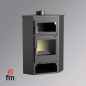Poêle à bois de coin en acier, four supérieur de face, bûcher inférieur - DualFlame Poêle à bois de coin en acier, four supérieur de face, bûcher inférieur - DualFlame