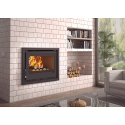 Insert à bois en acier 70cm - Gaïa