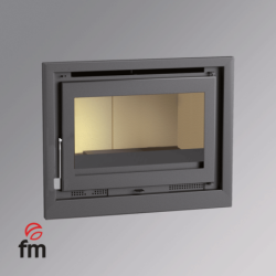 Insert à bois en acier 70cm - Gaïa