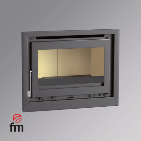 Insert à bois en acier 70cm - Gaïa