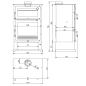 Poêle à bois en acier, four inox de face, bûcher inférieur - IceAway Poêle à bois en acier, four inox de face, bûcher inférieur - IceAway