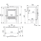 Poêle à bois en acier, Four supérieur, bûcher inférieur - EcoWoodHeat Poêle à bois en acier, Four supérieur, bûcher inférieur - EcoWoodHeat