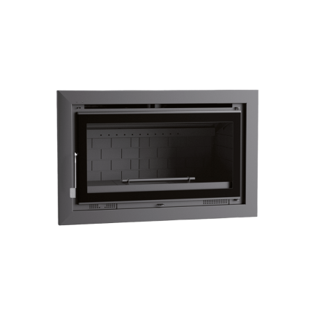 Insert à bois en acier, foyer en fonte - ZeniHeat
